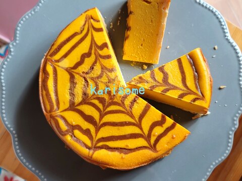 かぼちゃのベイクドチーズケーキ♪♪